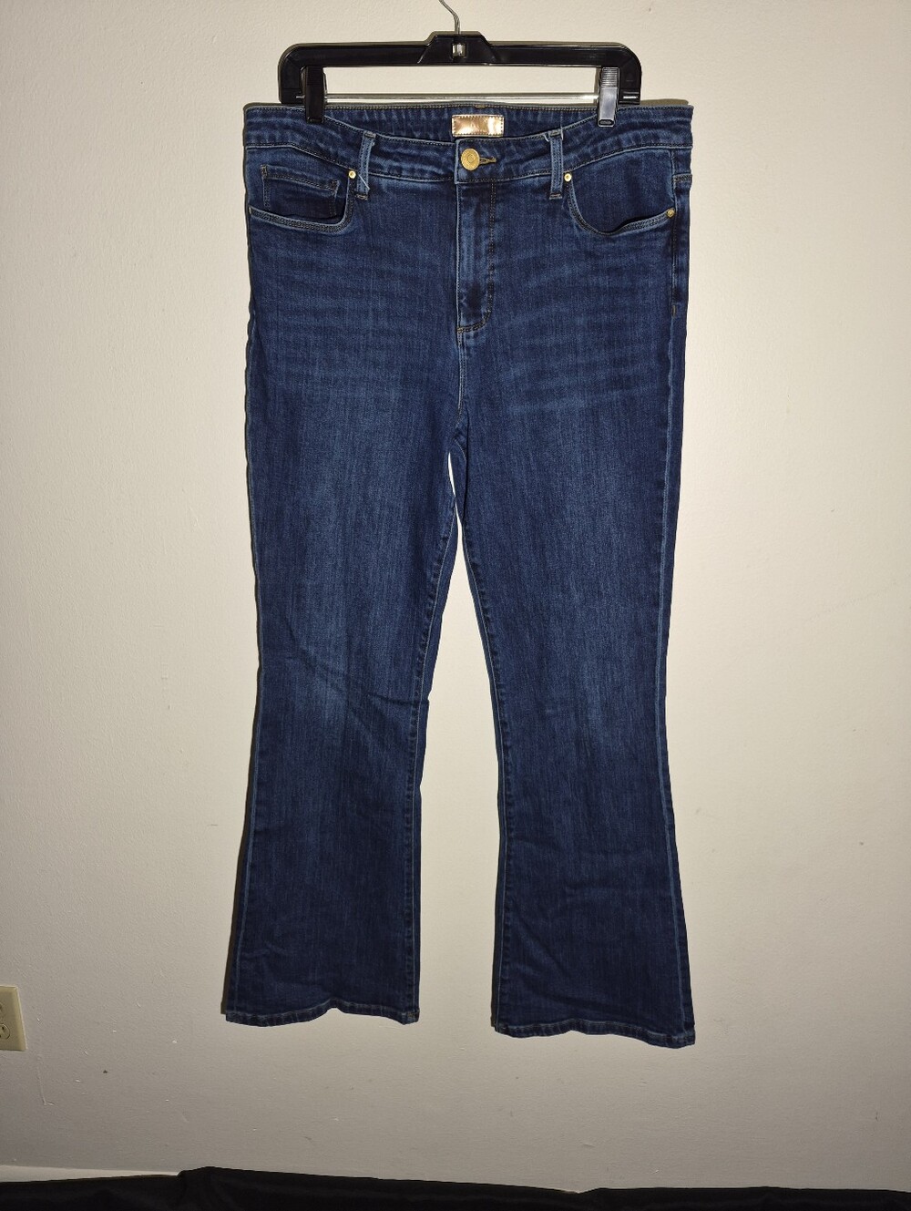 14) Kut From The Kloth " Ana" High Rise Flare Dark Denim Jeans